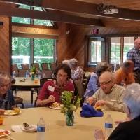 People eating at a table